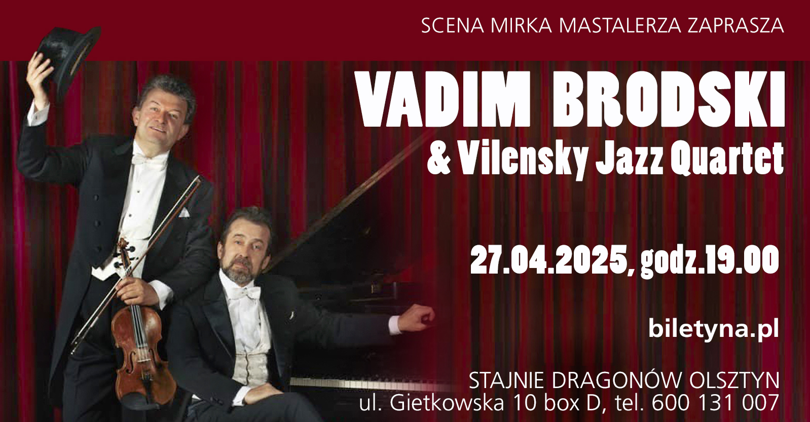 Read more about the article Vadim Brodski & Konstanty Wilenski Jazz Quartet